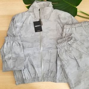 Camo Reflective Jogging Suit